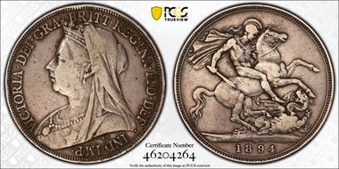 1894 Crown S-3937 LVIII Edge VF25