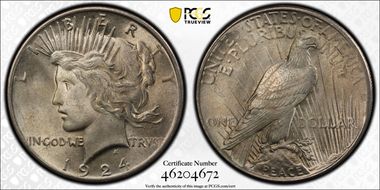 1924 $1 MS64