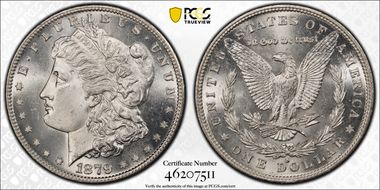 1879-S $1 MS65