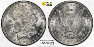 1890-O $1 VAM 10, Comet MS64