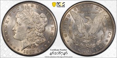 1887-S $1 MS61