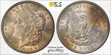 1888 $1 MS65