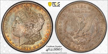 1879-S $1 Reverse of 1878 AU53