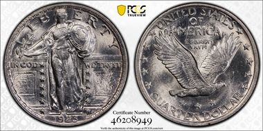 1923 25C AU58