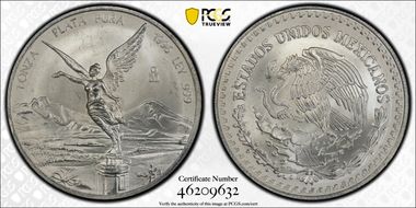 1996-Mo Onza Libertad Ag MS67