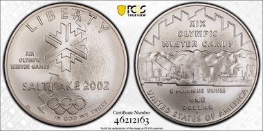 2002-P $1 Olympics-Salt Lake City MS69