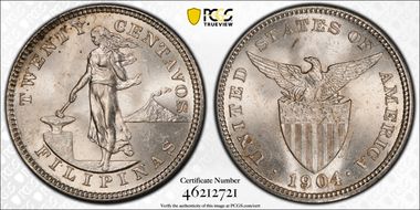 1904-S 20C MS64