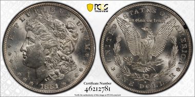 1881-S $1 GSA Hoard MS62