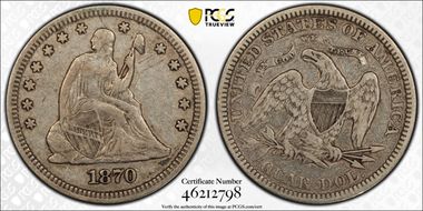 1870 25C VF25