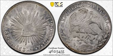 1863-Go YF 8 R Go48 MS63