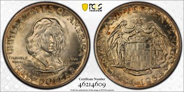 1934 50C Maryland MS64