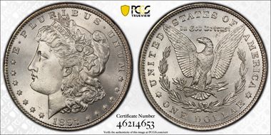 1897 $1 MS66