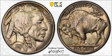 1915 5C AU58