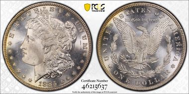 1885 $1 MS65