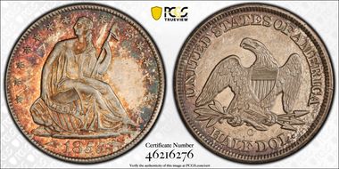 1855-O 50C Arrows MS61