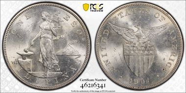 1904-S Peso MS64