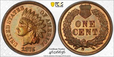 1875 1C RPD, FS-301, S-1 MS64RB