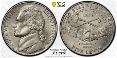 2004-P 5C DDO FS-101 Peace Medal MS63