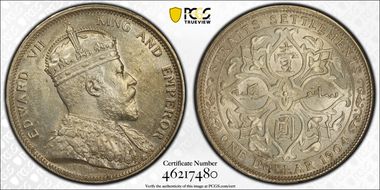 1904-B $1 Prid-4 AU58