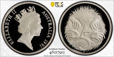 1991 5C Silver PR70DCAM