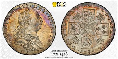 1787 6D S-3748 w/o Hearts MS64