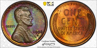 1956-D 1C MS65BN