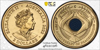 2022-C $2 Peacekeeping Colorized MS68