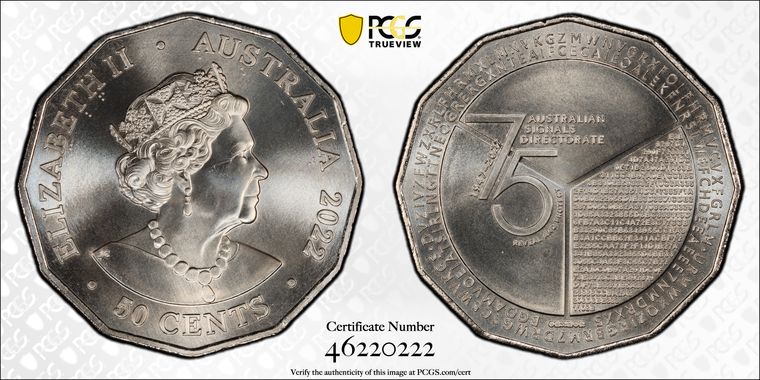 Cert 46220222 - Coin Image
