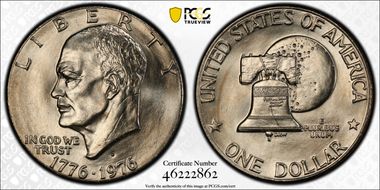 1976-D $1 Type 2 MS65