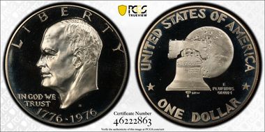 1976-S $1 Clad Type 1 PR68DCAM