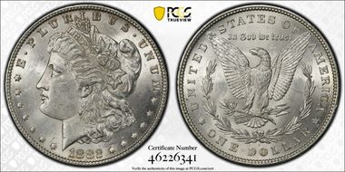 1882 $1 MS62