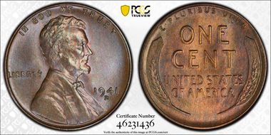 1941-D 1C MS65BN