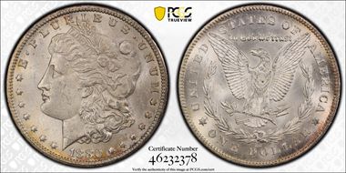 1880/79-CC $1 Reverse of 1878 MS62