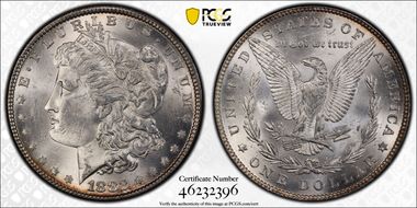 1882 $1 MS63