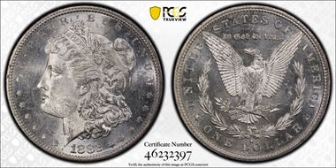 1882-S $1 MS63