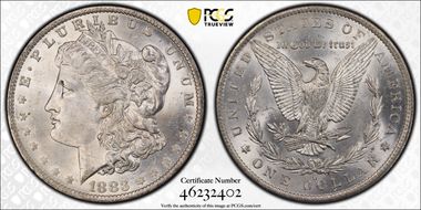 1883-O $1 MS64