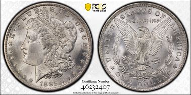 1885-O $1 MS64