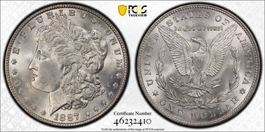 1887 $1 MS63