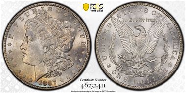 1887 $1 MS63