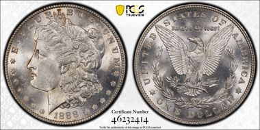 1888 $1 MS62