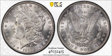 1888 $1 MS64