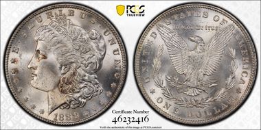 1888 $1 MS64
