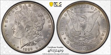 1889 $1 MS63