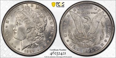1889 $1 MS63