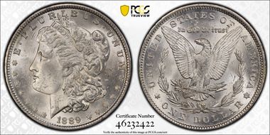 1889 $1 MS63