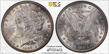 1889 $1 MS63