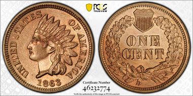 1863 1C DDR FS-801, S-10 MS63