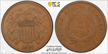 1867 2C AU50BN