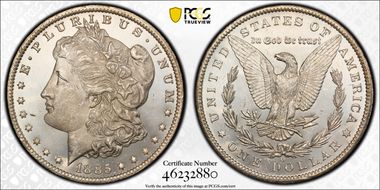 1885-O $1 MS64+ PL
