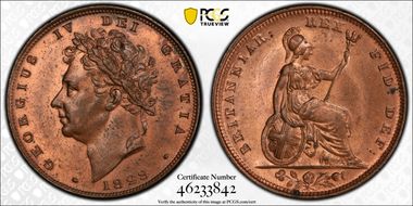 1828 1/4D S-3825 MS64RB